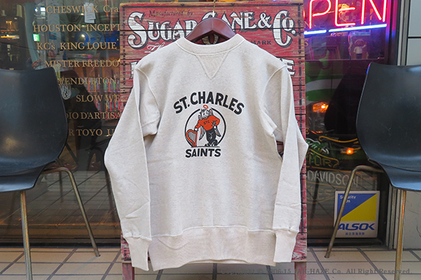 WAREHOUSE ウエアハウス 裏毛|丸胴|セットインスリーブ|スウェット『ST.CHARLES SET-IN  SWEAT』【アメカジ・カレッジ】403-STCHARLES