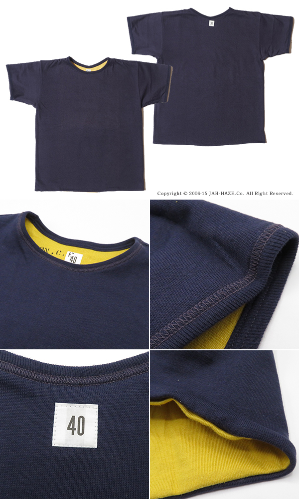 WAREHOUSE ウエアハウス 半袖|リバーシブル|プリントTEE『U.S.NAVY REVERSIBLE TEE  USN-NARU』【アメカジ・ミリタリー】4101-USN