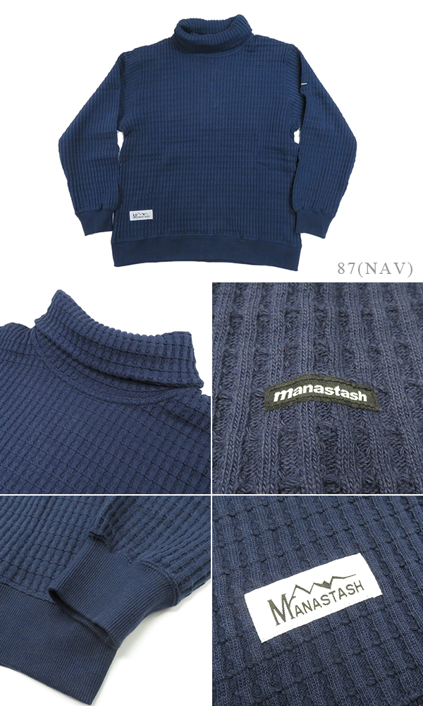 MANASTASH マナスタッシュ 長袖|ヘビースナッグサーマル|バルキーネック『SNUGGLE SNUG THERMAL BULKY  NECK』【アウトドア・カレッジ】7123082