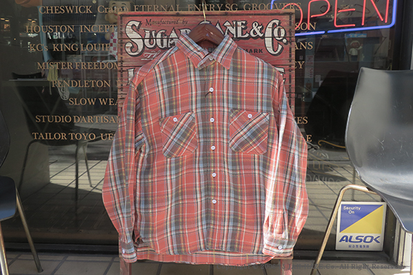 BARNS バーンズ シャトルノーツ 長袖|フランネル|ワークシャツ『Shuttle Notes CLASSIC NEL  SHIRT』【アメカジ・ワーク】BR-23330